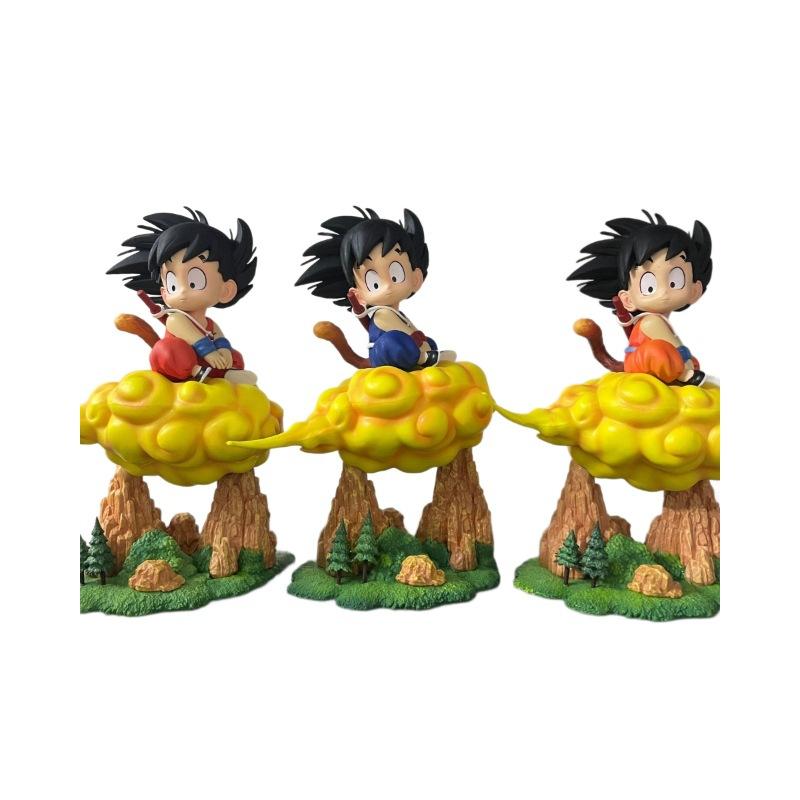Dragon Ball Z Goku Statue Fliegender Nimbus Anime Sammlerstück Schreibtischornament für Kinder Jungen