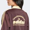 Adidas Originals Three Stripe Color Block Zip Langarmjacke Damenjacke Braun IR6085