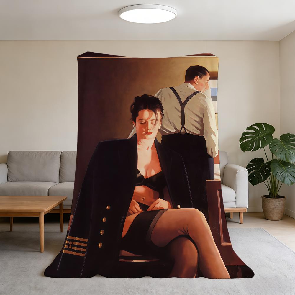 Scottish Artist J-Jack Vettriano Blanket Super Warm Comfortable Plush Throw Blanket Child Home Sofa Bedroom Gift