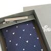 [Disney] Necktie & Tie Bar Set DN906546 Navy & Wa-08