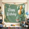 Party Backdrop Green Photo Booth Background Front Door Decor