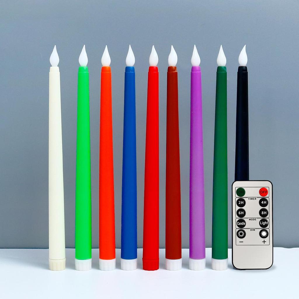 LED Mehrfarbige Elektronische Kerzenlichter für Halloween- & Weihnachtsdekoration