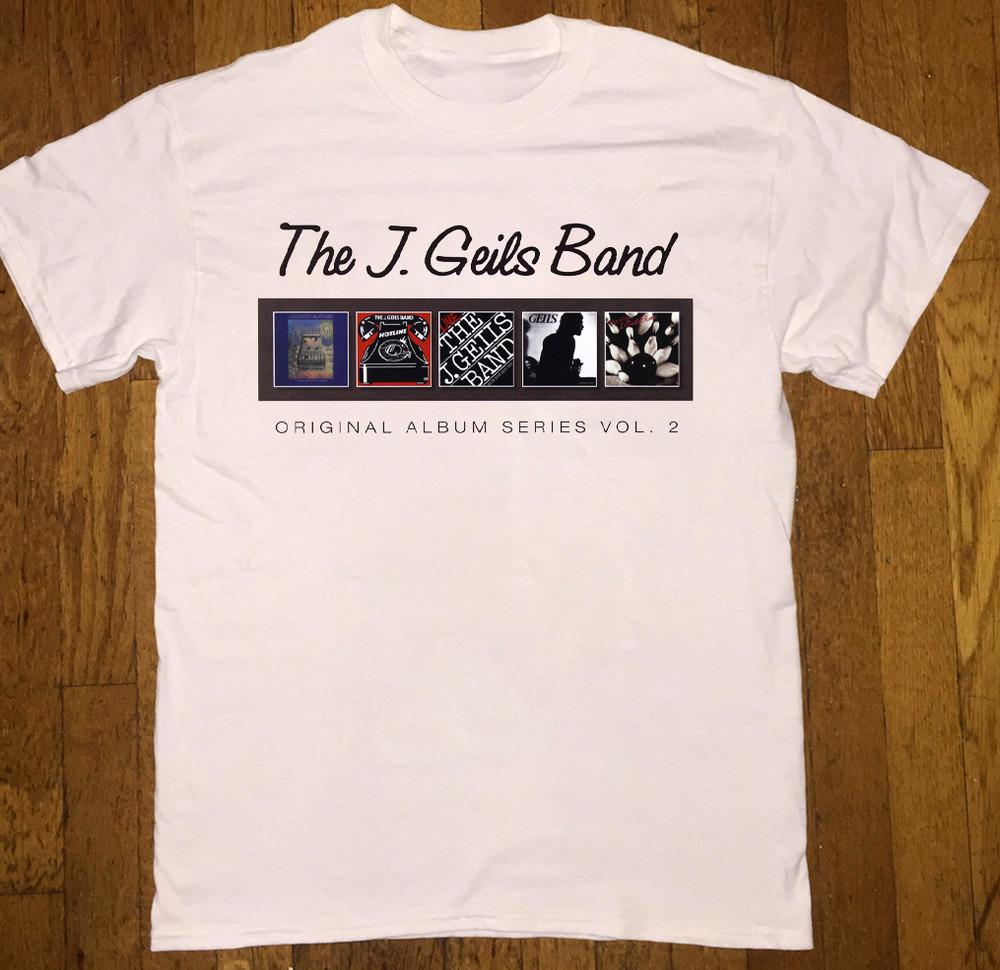 

J.GEILS BAND - Original Album Series 2 White T Shirt Size S-5XL Unisex T-Shirt S