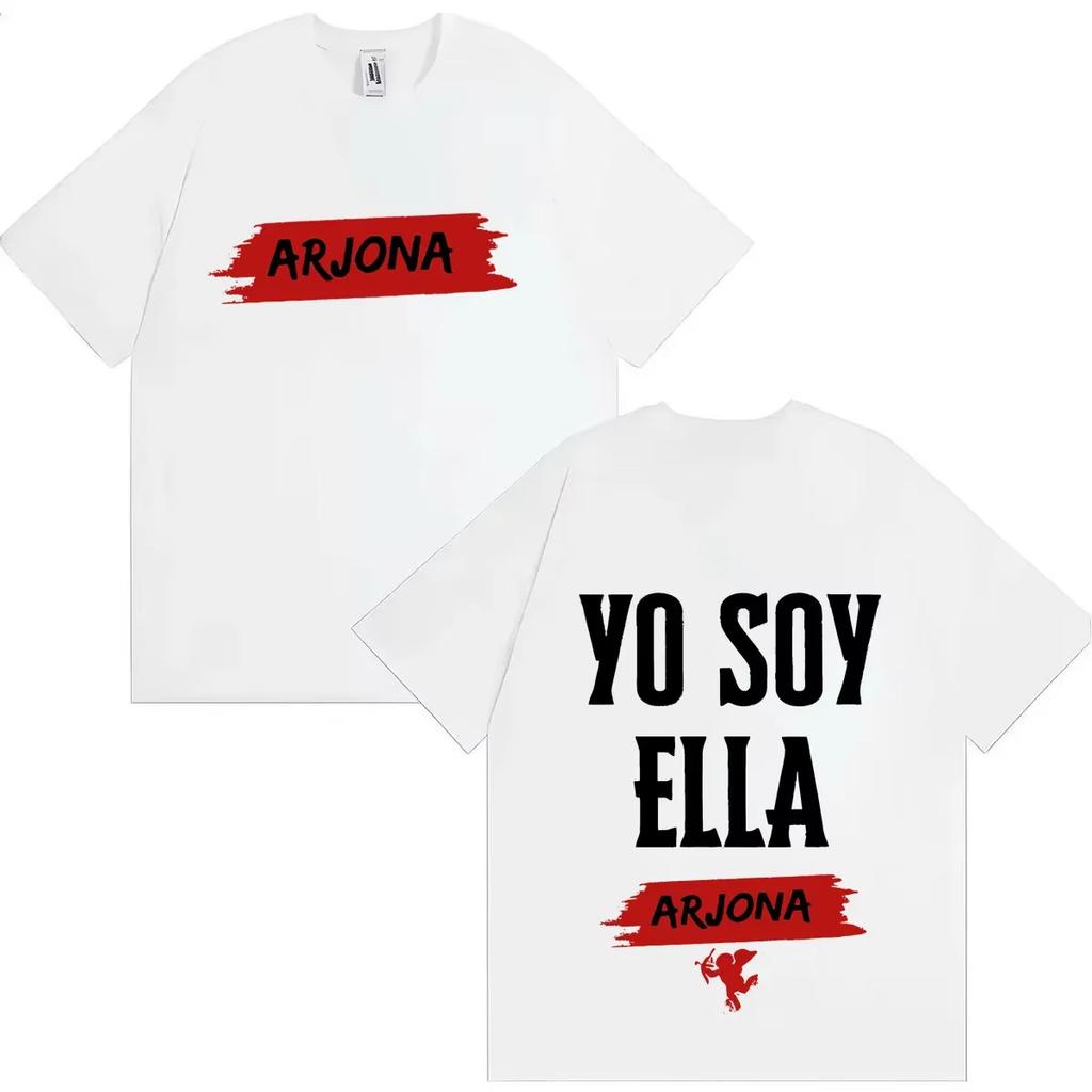 Ricardo Arjona Graphics Y2K Tshrit Mens Womens Fashion Hip Hop Tshrits Cozy Double Sided Print Oversized Couples Tee