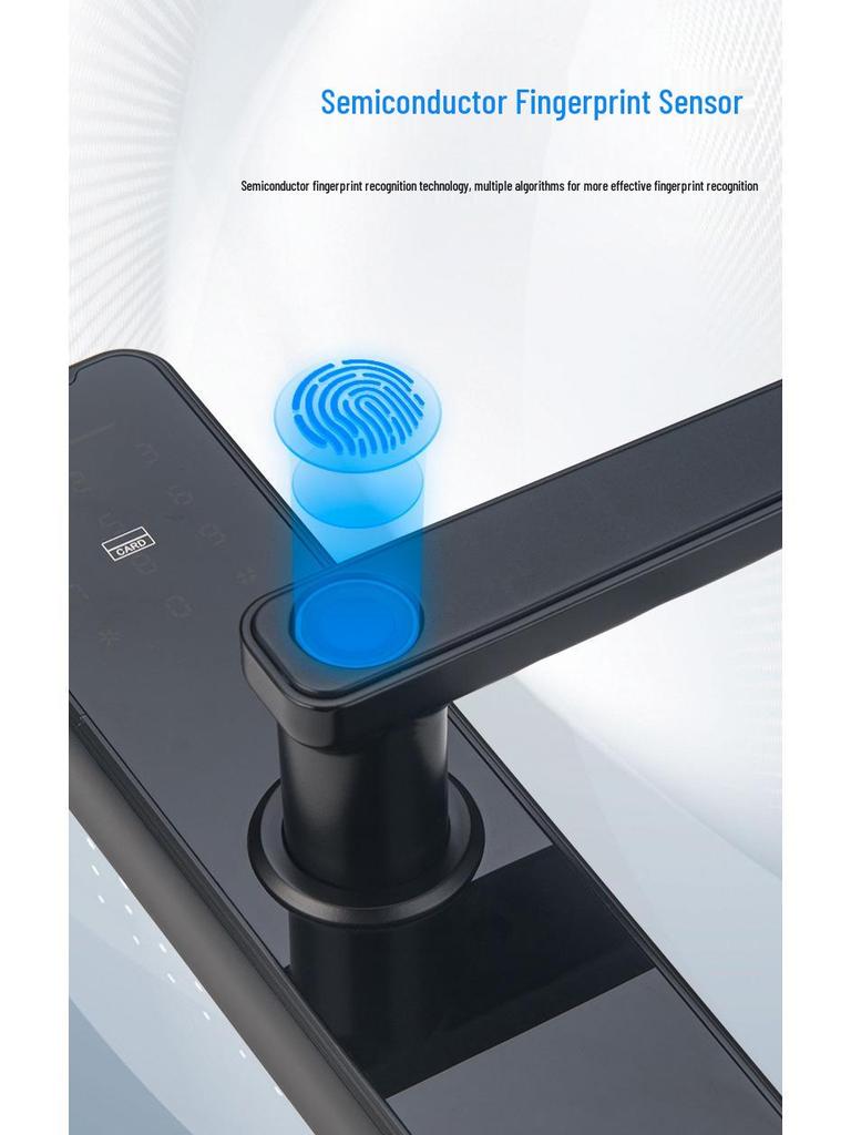 Smart Electronic Fingerprint and Password Lock for Interior Doors: Ideal for Bedrooms, Home Offices, Apartments, and More.