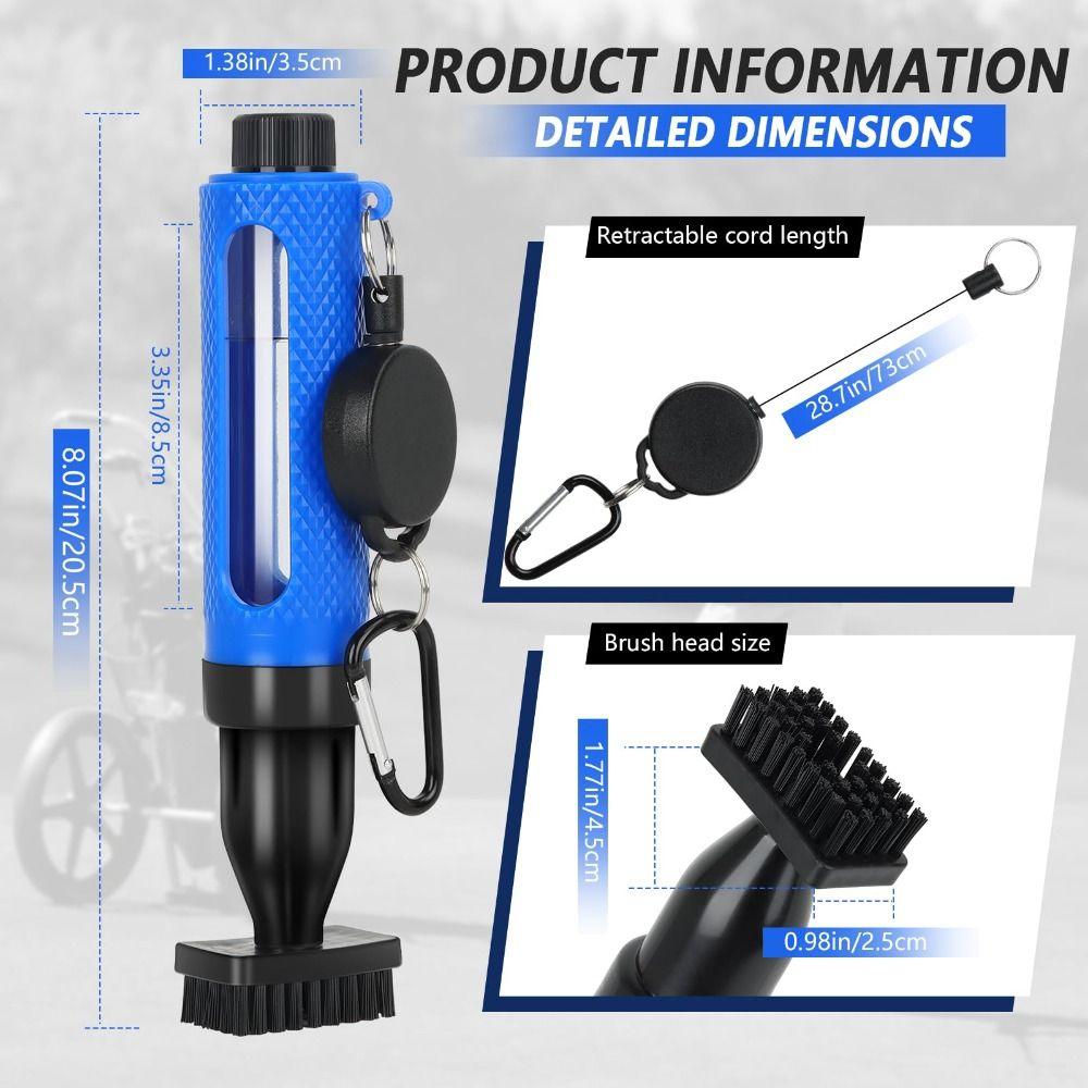 Easy to Clean Golf Club Cleaning Brush Deep Cleaning Golf Club Cleaner  Golf Accessories