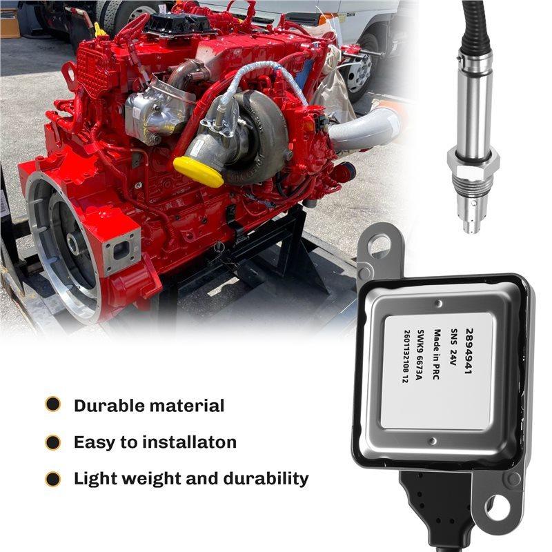 Nitrogen Oxide(Nox) Sensor For Cumm ISX Freightliner Volvo Peterbilt Freightliner- Part Numbers 2894941 3687334 5WK96673A