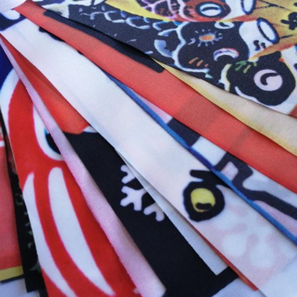 Japanese Cuisine Decoration Polyester Bunting Flags Multicolor Festival Business Shop Ornament for Restaurant Entrance Decor