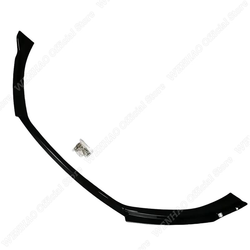 Spoiler Sottoparaurti Anteriore Auto Nero Lucido Stile Maxton Splitter Per VW Golf MK6 GTI GTD TSI TDI MPI Standard 6R R20 2009-2013