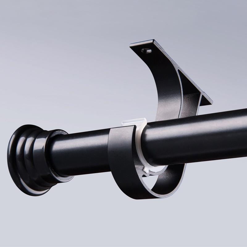 Gardinstang Takfeste Kraftig Gardinstangholder Med Matchende Skruer Aluminiumlegering Garderobestangholder