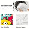 Cartoon Monsters 2D Flat Pattern Flannel Blanket High Quality All Seasons Warmth and Comfort Perfect for Christmas Gifts.SMT0917550