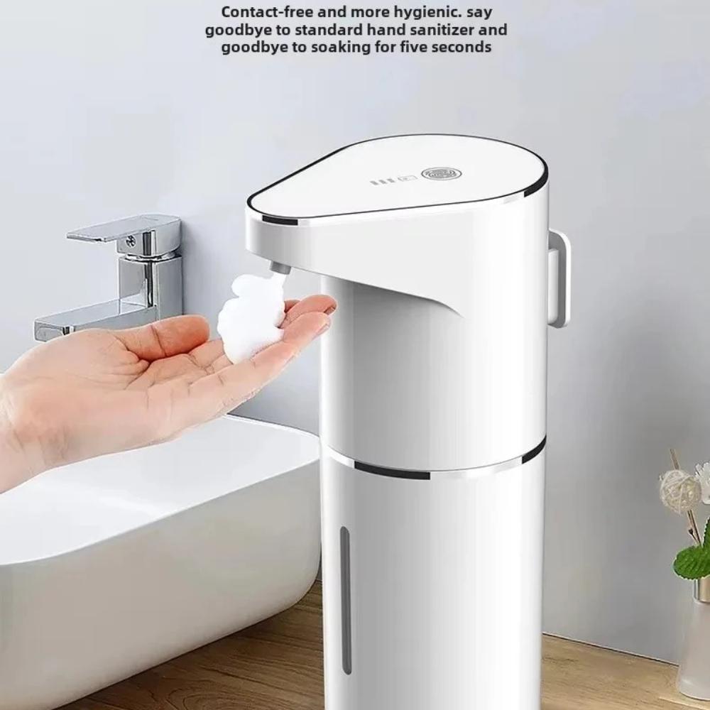 Intelligent Sensor Multi-Speed Contact-Free Wall-Mounted Vertical Hand Sanitizer Bubble Machine Rechargeable Soap Dispenser