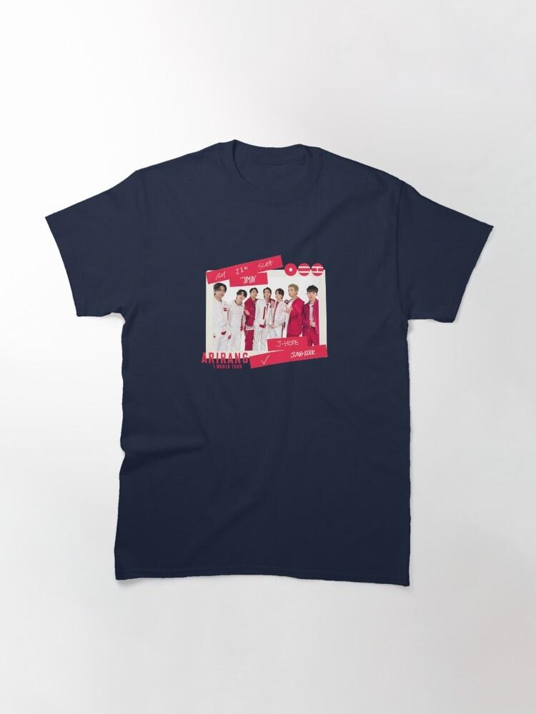 

Arirang World Tour Inspired Sticker Classic TShirt 2026 Summer Mens Womens Luxury Fashion Street Y2K Cotton Oversized Tshirt L