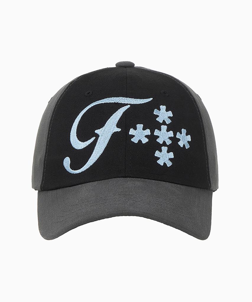 FREEMARIO F Cross Ball Cap [Charcoal]