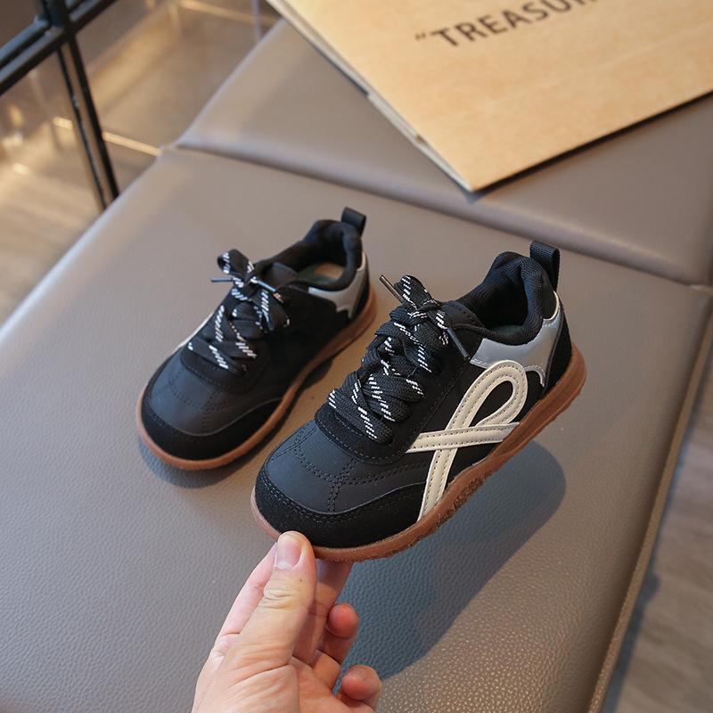 Girls' shoes Children's moral training shoes Soft-soled sports board shoes 2025 Spring and Autumn New Boys' Forrest Gump Shoes