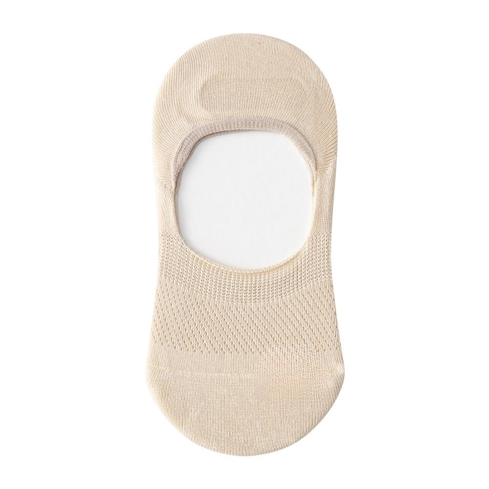 Women's Summer Thin New Cotton Invisible Socks Net Eye Shallow Mouth Antibacterial Boat Socks