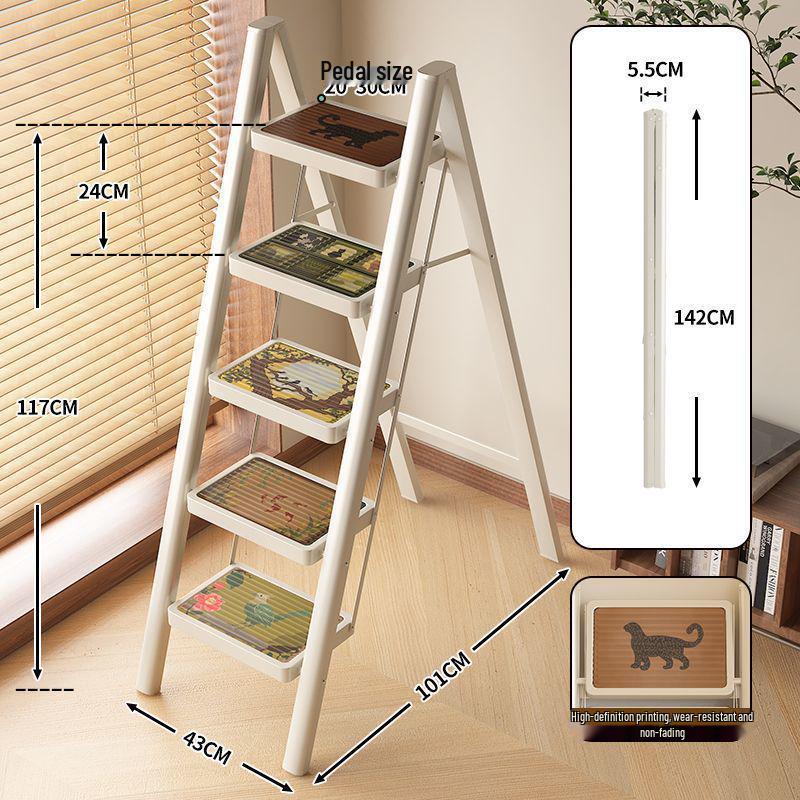 Meishida Chinesischer Stil Tragbarer Teleskopischer A-Rahmen Trittschemel für Innenbereich