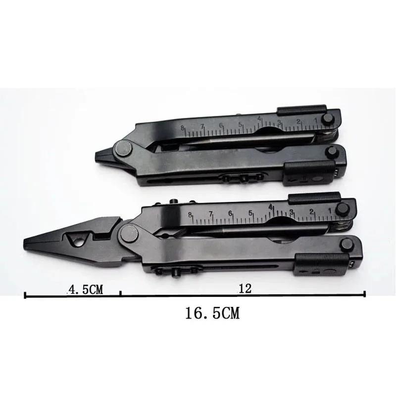 Portable Pocket Multitool - Stainless Steel Pliers, Knife & Screwdriver for Outdoor Survival, Camping, Hunting & Hiking