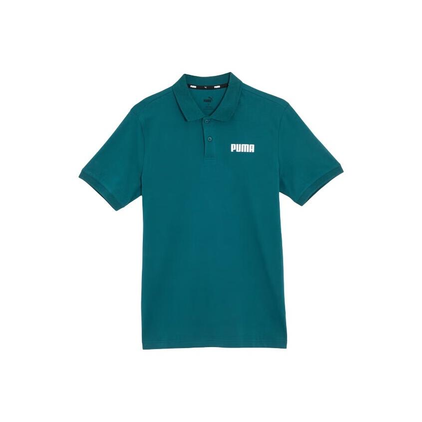 Puma Casual Breathable Short Sleeve Polo Shirt Men tops Green 848736-24