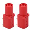2pcs PCB Panel Socket 4mm Welded Type Good Electrical Conductivity Safety Banana Socket for Multimeters Voltage Testing