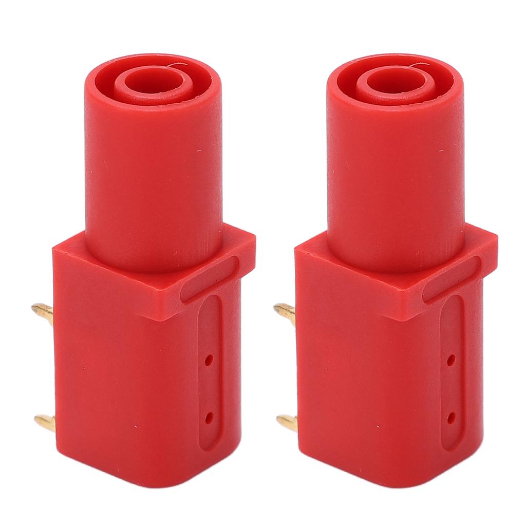 2pcs PCB Panel Socket 4mm Welded Type Good Electrical Conductivity Safety Banana Socket for Multimeters Voltage Testing