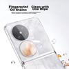 Foldable Phone Case for Huawei Pocket 2, with Skin-Friendly Lens Protection, Transparent Soft Back, Full Coverage Shockproof Edge, Simple Design