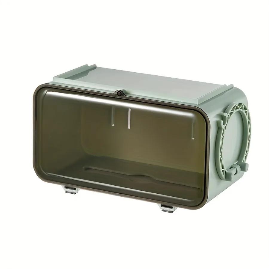 1 buc Cutie de depozitare fără perforare Cutie de șervețele extractibilă Suport neperforat pentru uscător de păr Rafturi de depozitare suspendate pentru toaletă, sufragerie