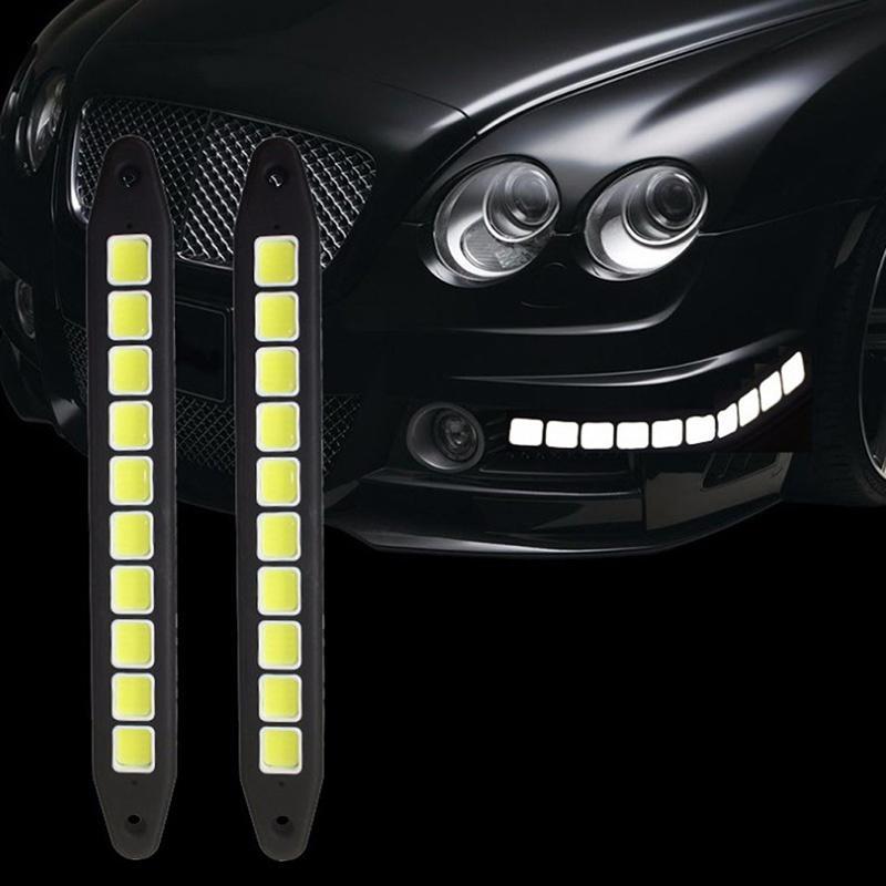 Super Bright COB Strip 12V Reverse Lamps Motorcycle Driving Light 10LED Truck