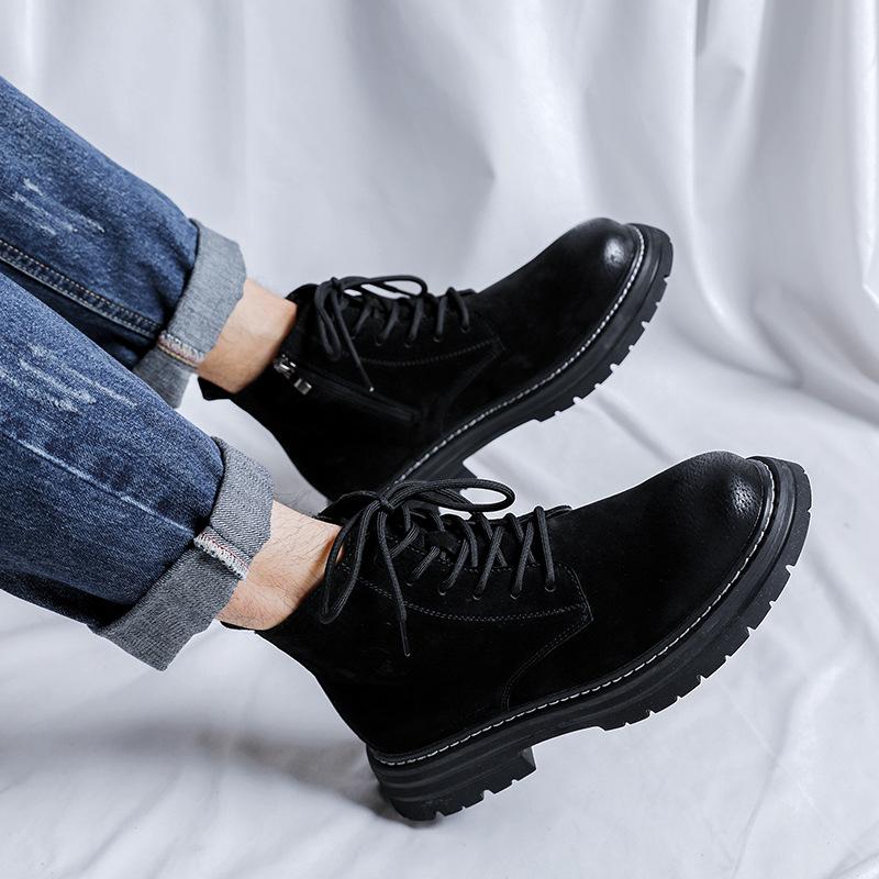 Pánské boty Martin podzim 2025 nový trend outdoorové středně vysoké pouštní pracovní sportovní a volnočasové trendy boty 4510-B