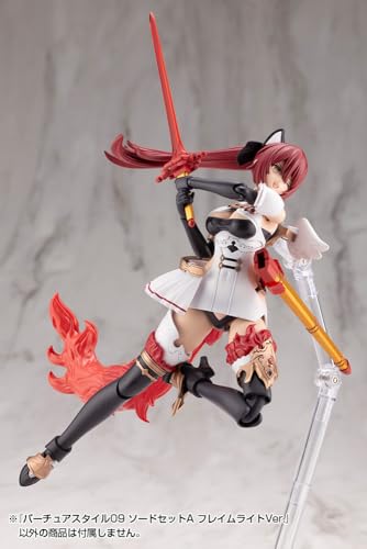 Modeling Support Goods Virtua Style 09 Sword Set A Flame Light Version Non-Scale Plastic Model Kit (Approx. 105mm)