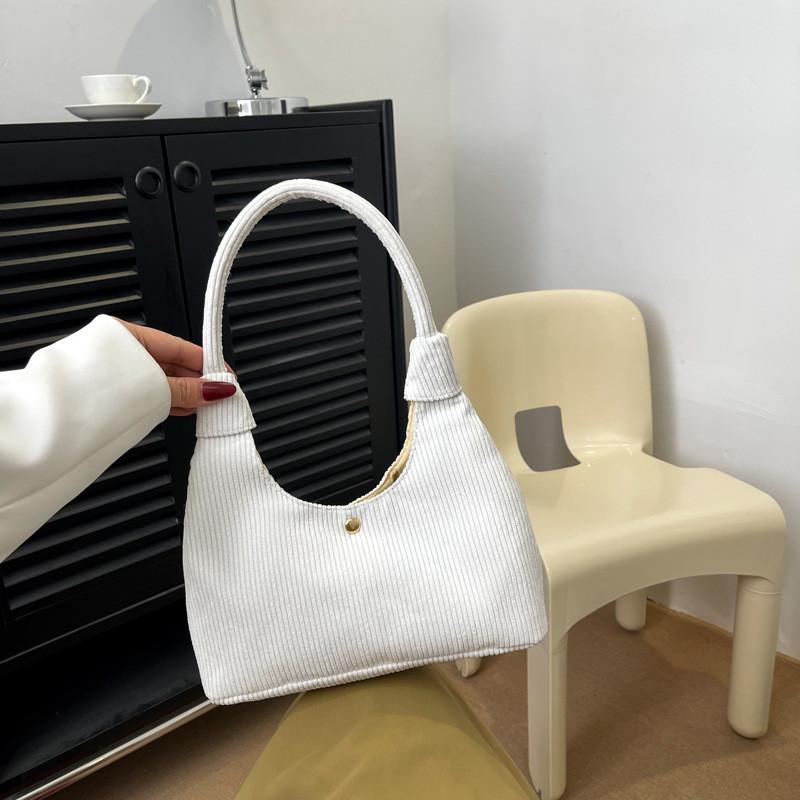 2023 Новая Мода Вельветовая Сумка Повседневная Большая Вместимость Плюшевая Стильная Одноплечевая Сумка-Тоут Ручная Сумка