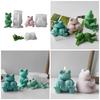 Silicone Frogs Candle Mold for Table Decorations 3D Frogs Shape Scented Candle Crafting Molds for Resin Wax Clay Project