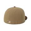 New Era 59FIFTY Cap MLB New York Yankees NY Beige Under Exclusive to and Flat Streetwear Travel Sun Gift Idea (70900050, NER35C4807) Khaki/Walnut