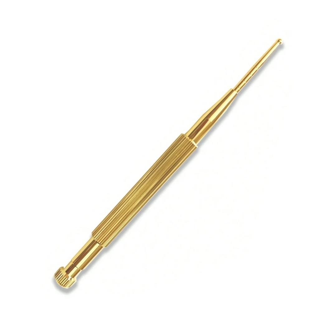 Facial Reflexology Massage Tool Retractable Acupuncture Pen Double Headed Spring Loaded Ear Body Point Probe Acupuncture Roller