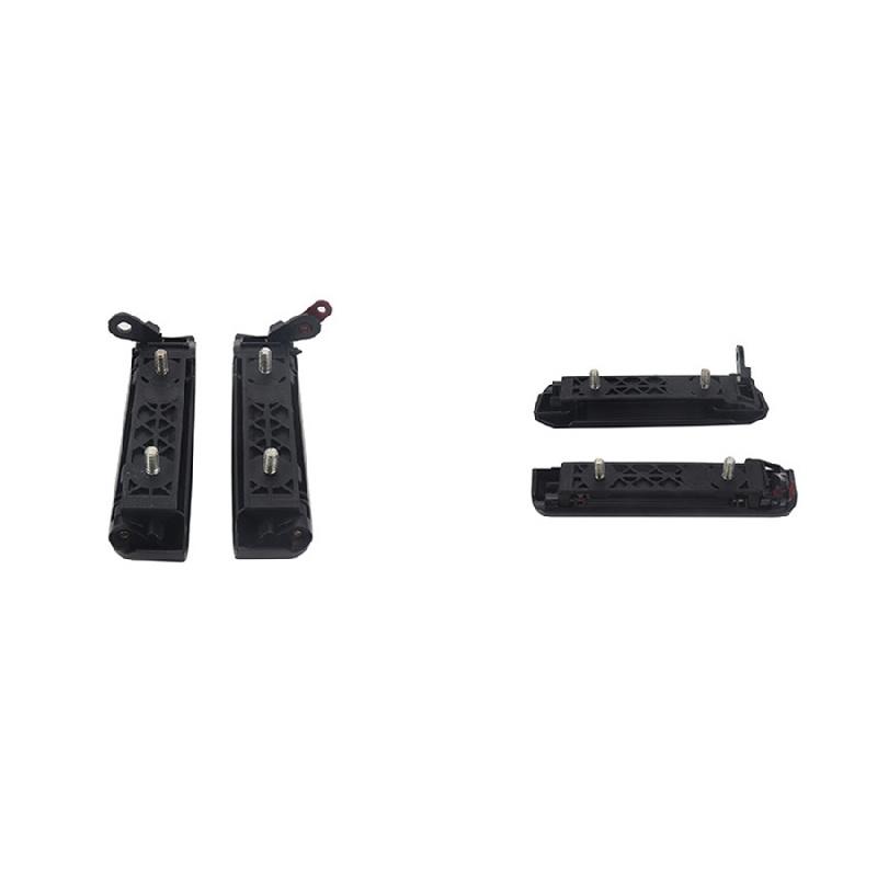 1 Pair Exterior Front Door Handles In Black for 86-97 D21 Hardbody Pickup Pathfinder 8060601A10, 8060701A10