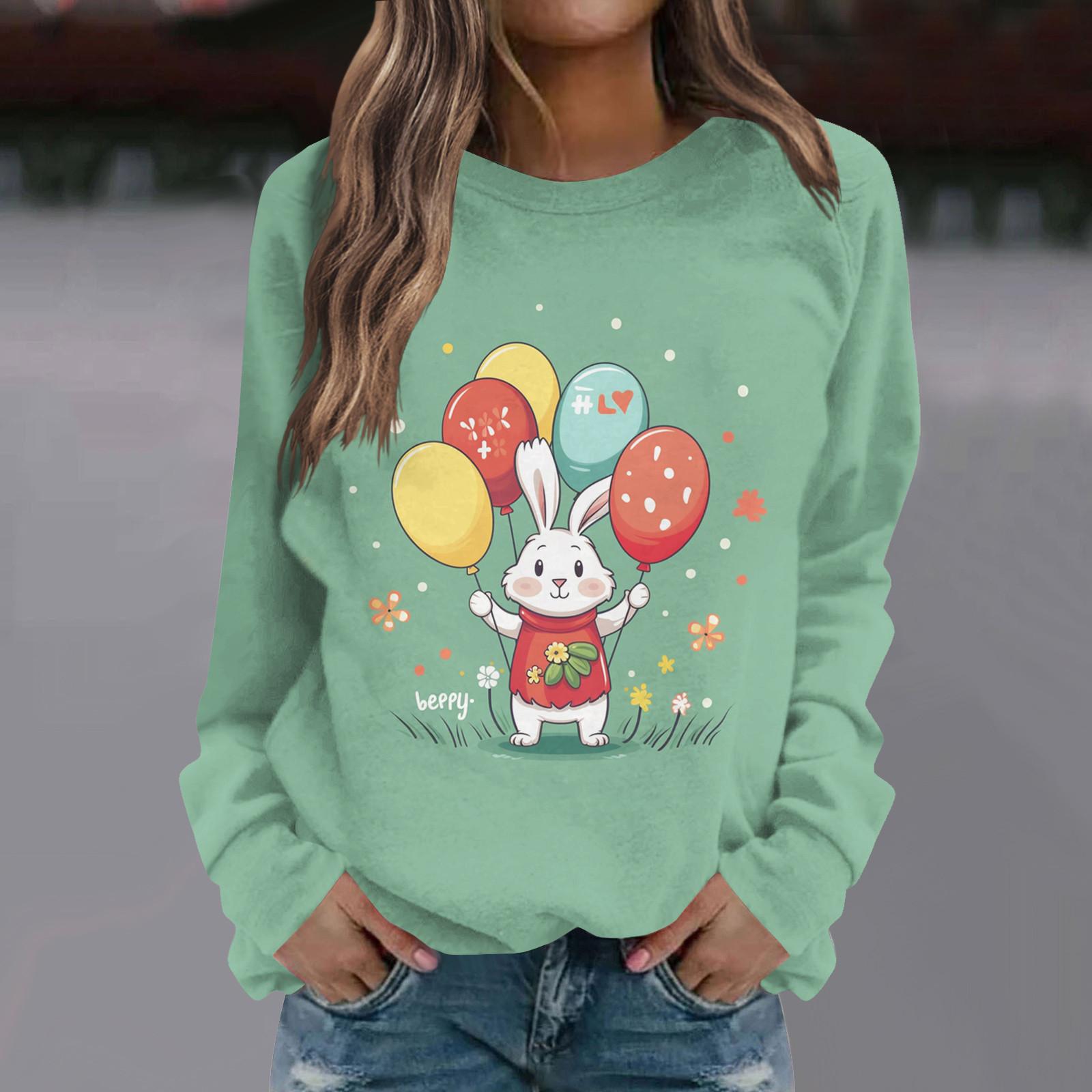 

Модный женский повседневный топ с длинным рукавом с круглым вырезом и принтом XL жёлтый