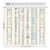 1Pc Floral Pattern Shower Curtain With Hook, Bathroom Partition, Bathroom Accessories, Home Decoration