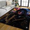 Jacksonn Michael Space Lasu Themed Floor Mat Nonslip Mat Decorative For Living Room Game Room Doormat Machine Washable Vintage Decorative