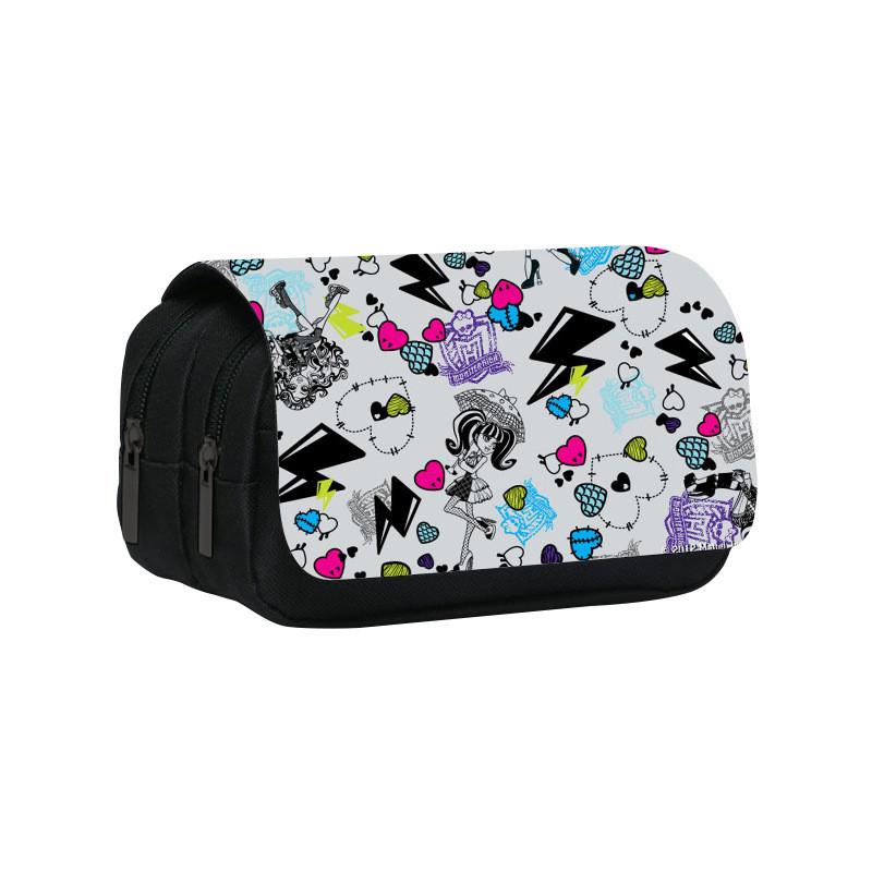 Monster High Elf High School Pencil Case With Detachable Cover For Students