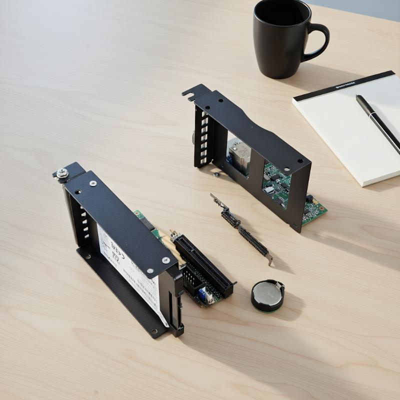 Desktop PC Hard Drive Bay Expansion Rack PCI Slot Mount Bracket for 2.5/3.5 Inch SSD HDD