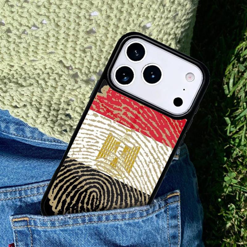 Egypt Egyptian Flag Country Map Phone Case Cover Compatible with for IPhone 17air 16e 15 14 13 12 11Pro Max 17 Air
