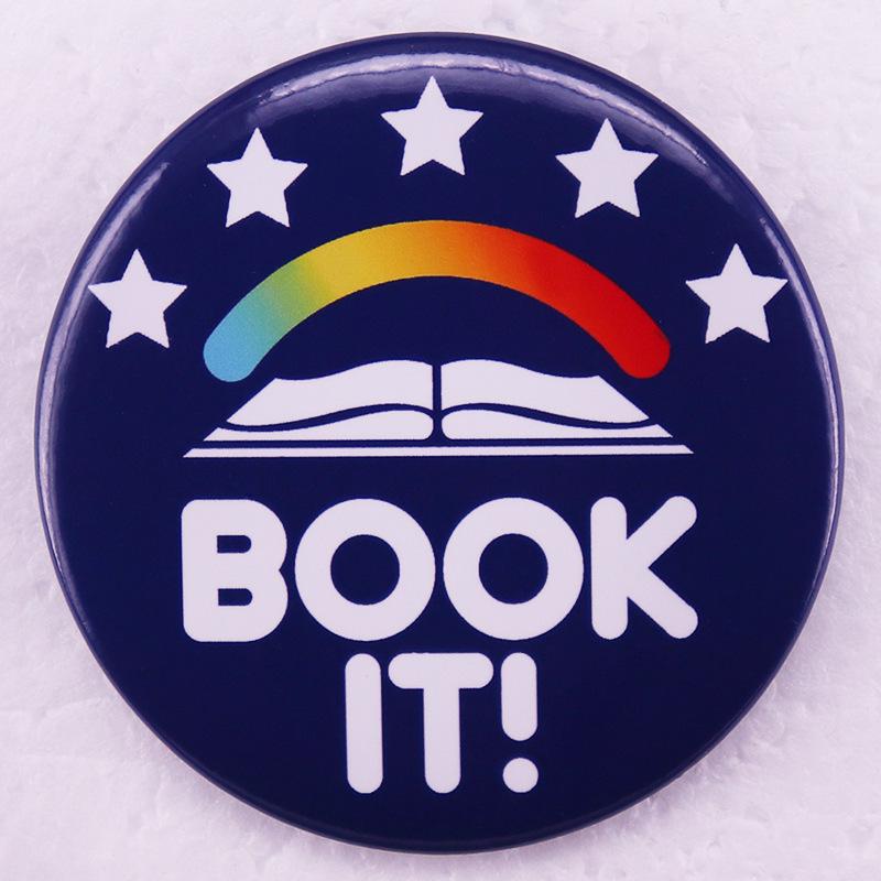 Retro 80s Tinplate Badge Pin