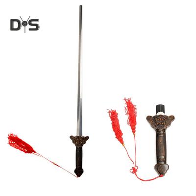 Stainless Steel Dull Sword Swallowing Illusion Flexible Street Magic Trick Prop