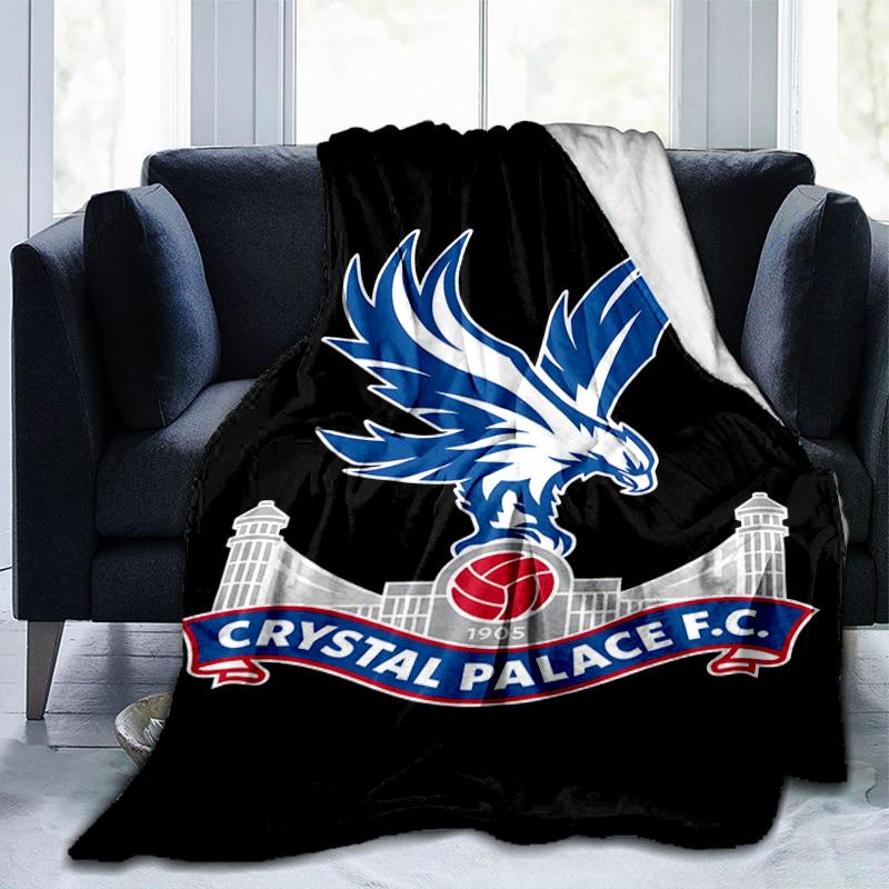 Crystal Fc Crest Printed Throws Blanket Soft Flannel Blankets for Couch Bed Gifts for Men Women Picnic Blanket Christmas Gifts