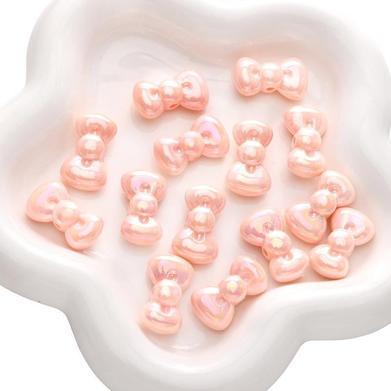 Acrylic AB Color Star Love Bow Bead Diy Handmade Beaded Bracelet Mobile Phone Chain Material