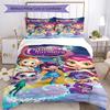 3pcs Little Charmers Bedding Set Duvet Cover Closure Includes 1 Duvet Cover & 2 Pillowcases, Soft and Comfortable for All Seasons.