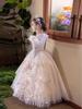 Girls' High-End Exquisite Fairy Flower Wedding & Piano Performance Dress