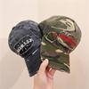 2026 New Unisex Broken Style Sanskrit Embroided Baseball Caps for Men American Sunshade Punk Camouflage Caps Fashionable Hats