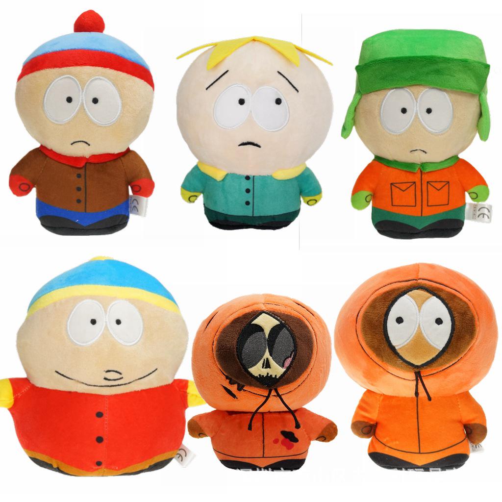 South Park Plush Dolls: Stan, Kenny, Cartman, Kyle, Butters