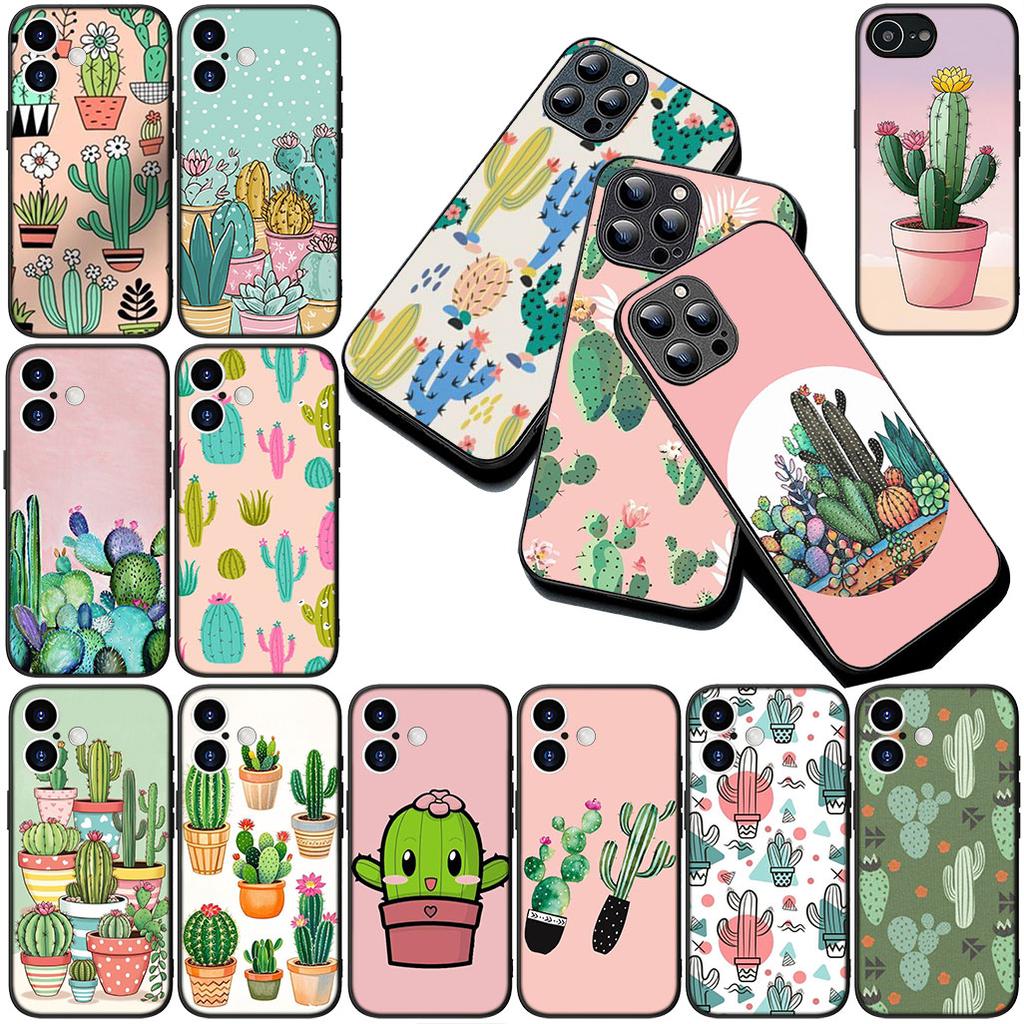Cactus Wallpaper Phone Case for Samsung Galaxy S20 S22 S21 FE Ultra Plus A07 A17 A15 A16 A25 A57 A37 Protective Cover